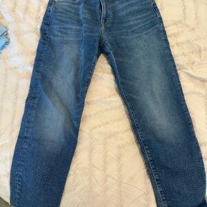 Madewell Women's Blue Straight Leg Jeans